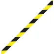 Bande de marquage au sol, 50 mm x 33 m, noir/jaune - Raadhuis