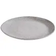 Assiette FOOTMARK, diamètre 210 mm, blanc/gris - APS