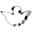 Emporte-pi&egrave;ce Sapin, hauteur 11 cm, inox - Gastromax 