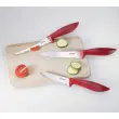 3 couteaux, rouge - Clauss 