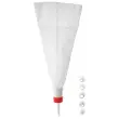 5 Poche &agrave; douille, blanc - Gastromax 