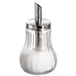 Sucrier avec tube doseur, acier inoxydable/verre - APS