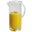Pichet à jus de fruit avec couvercle, 2 l, transparent - APS