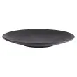 Assiette plate NERO, diam&egrave;tre 330 mm, noir - APS 