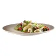 Assiette plate NERO, diamètre 330 mm, sable - APS