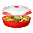 Boîte pour micro-ondes MICROWAVE, 1,29 l, rouge - Sistema