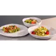 Assiette creuse FOOTMARK, diamètre 240 mm, blanc/gris - APS