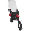 LogiLink Support de smartphone pour vélo, droit, noir/rouge