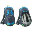 FISCHER Sac &agrave; dos avec filet pour casque, bleu/gris 