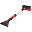Gratte-givre avec balai à neige - 610 mm - Noir/rouge - Nigrin
