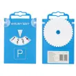 uniTEC Disque de stationnement avec ventouses, bleu