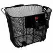 FISCHER Panier pour guidon de vélo, fixation rapide, noir