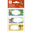 Étiquettes scolaires super héros - 3 motifs - 9 unités - Apli