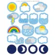 Gommettes thématiques La météo 3 feuilles - Apli