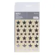 Gommettes étoiles 12,5 et 19,5 mm argent métallisé 3 feuilles - Apli