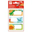 Étiquettes scolaires dinosaures 9 unités - Apli