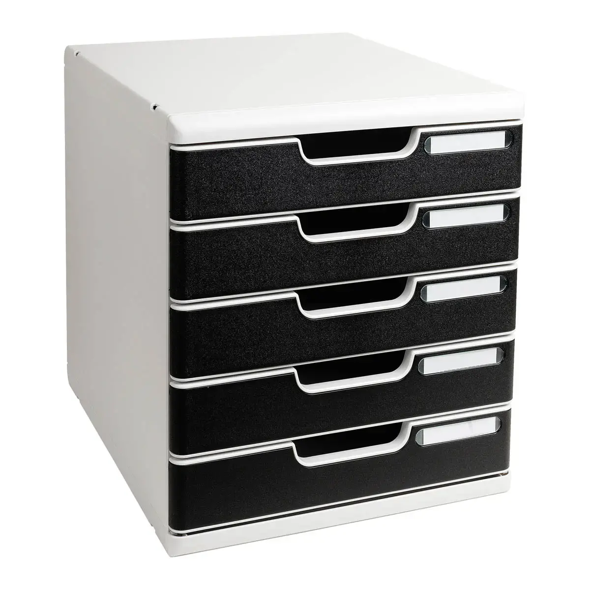 Bloc de classement 5 tiroirs Modulo - Noir - EXACOMPTA
