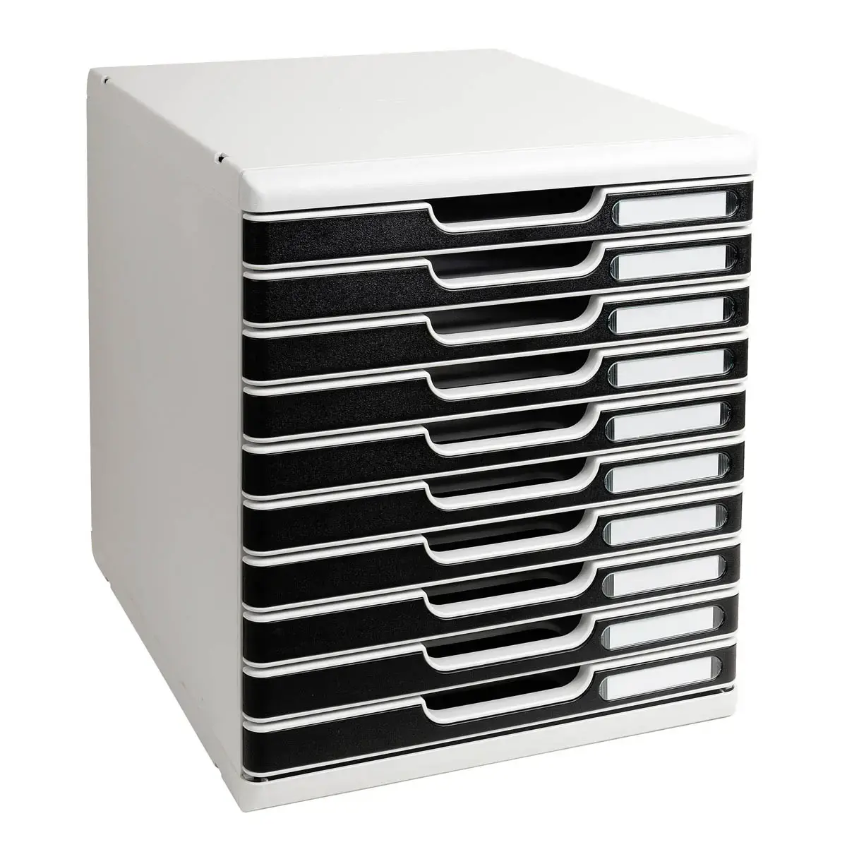 Bloc de classement 10 tiroirs - Modulo - Noir - EXACOMPTA