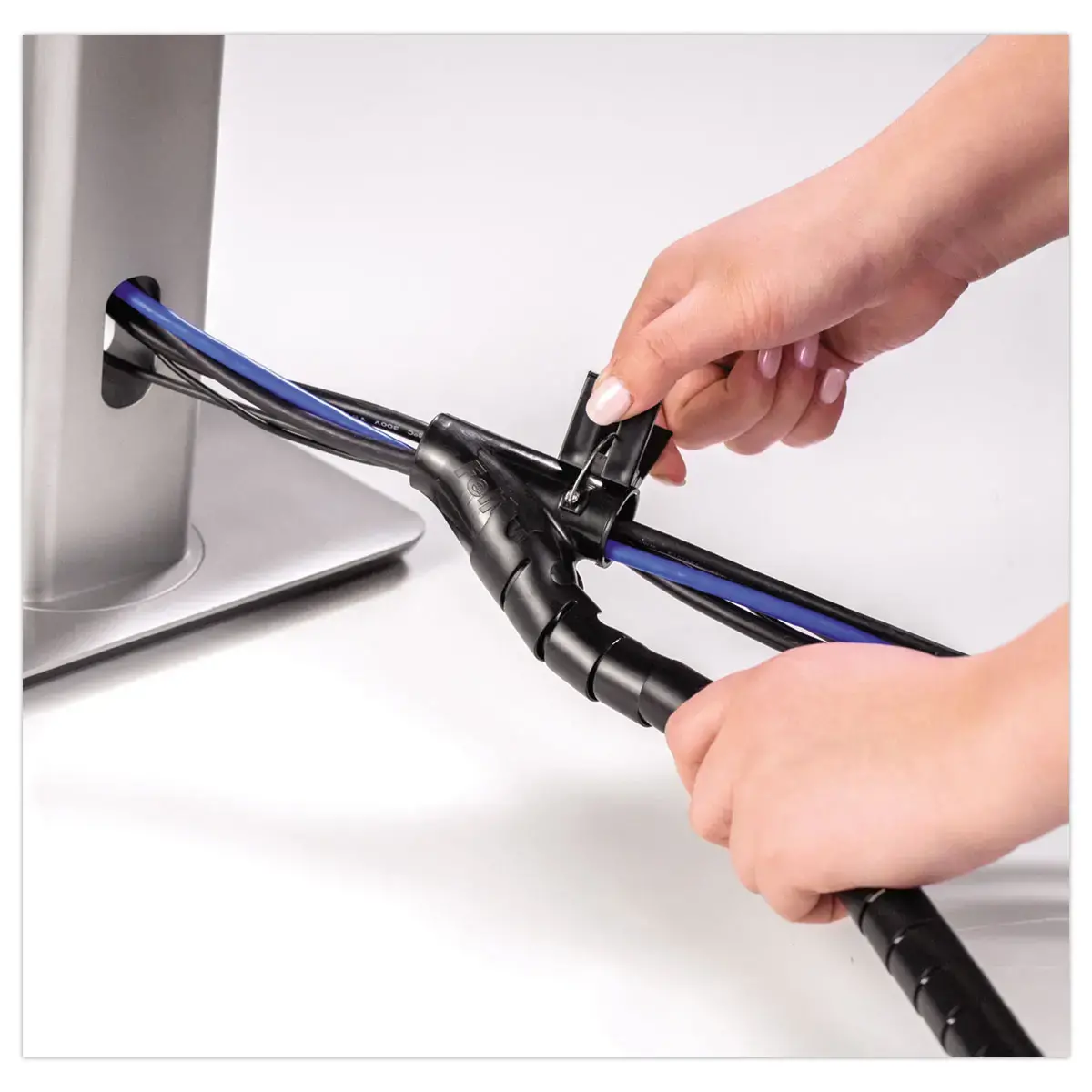 Guide-câbles CableZip - Noir - FELLOWES