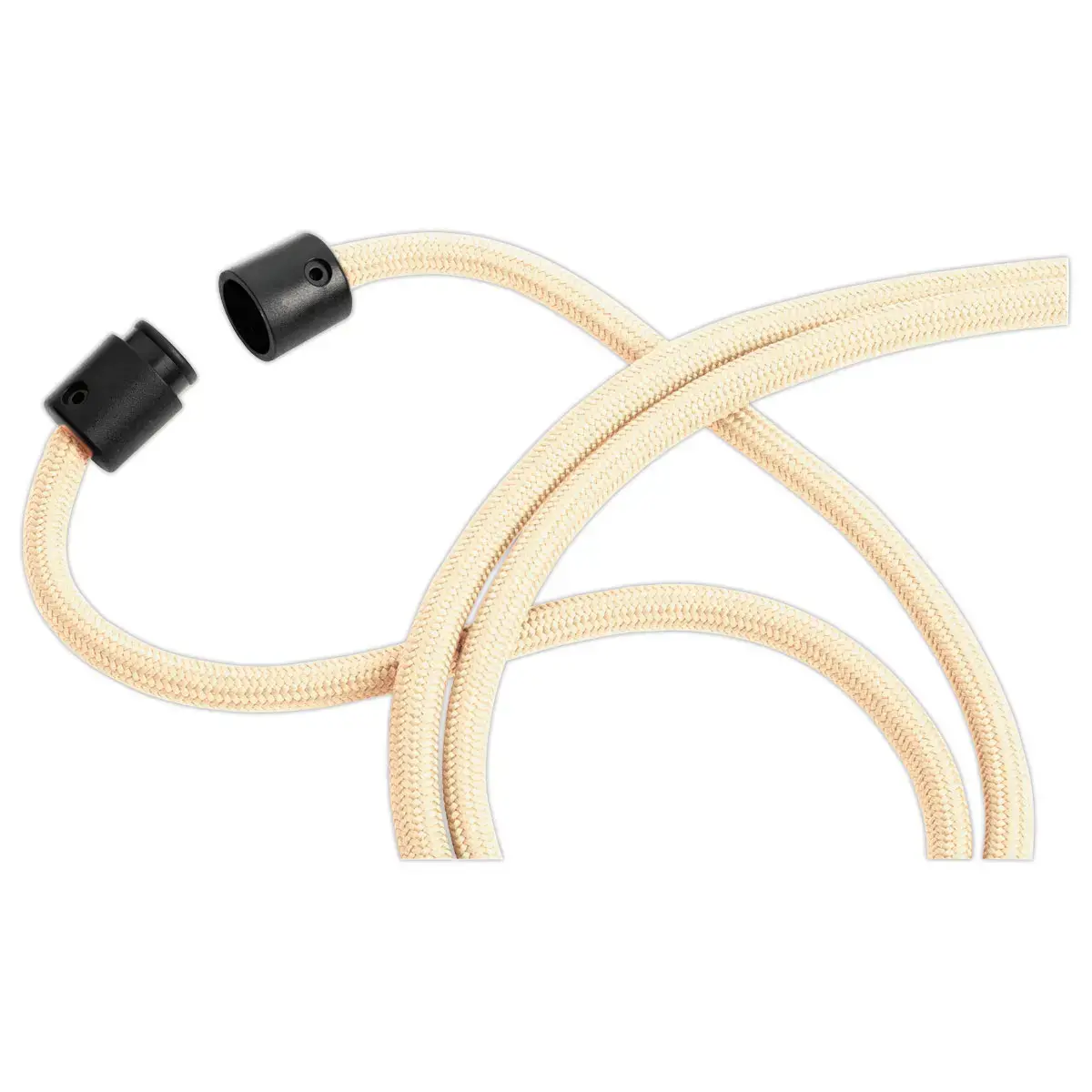10 Cordon rond avec mousqueton - Blanc cassé - DURABLE