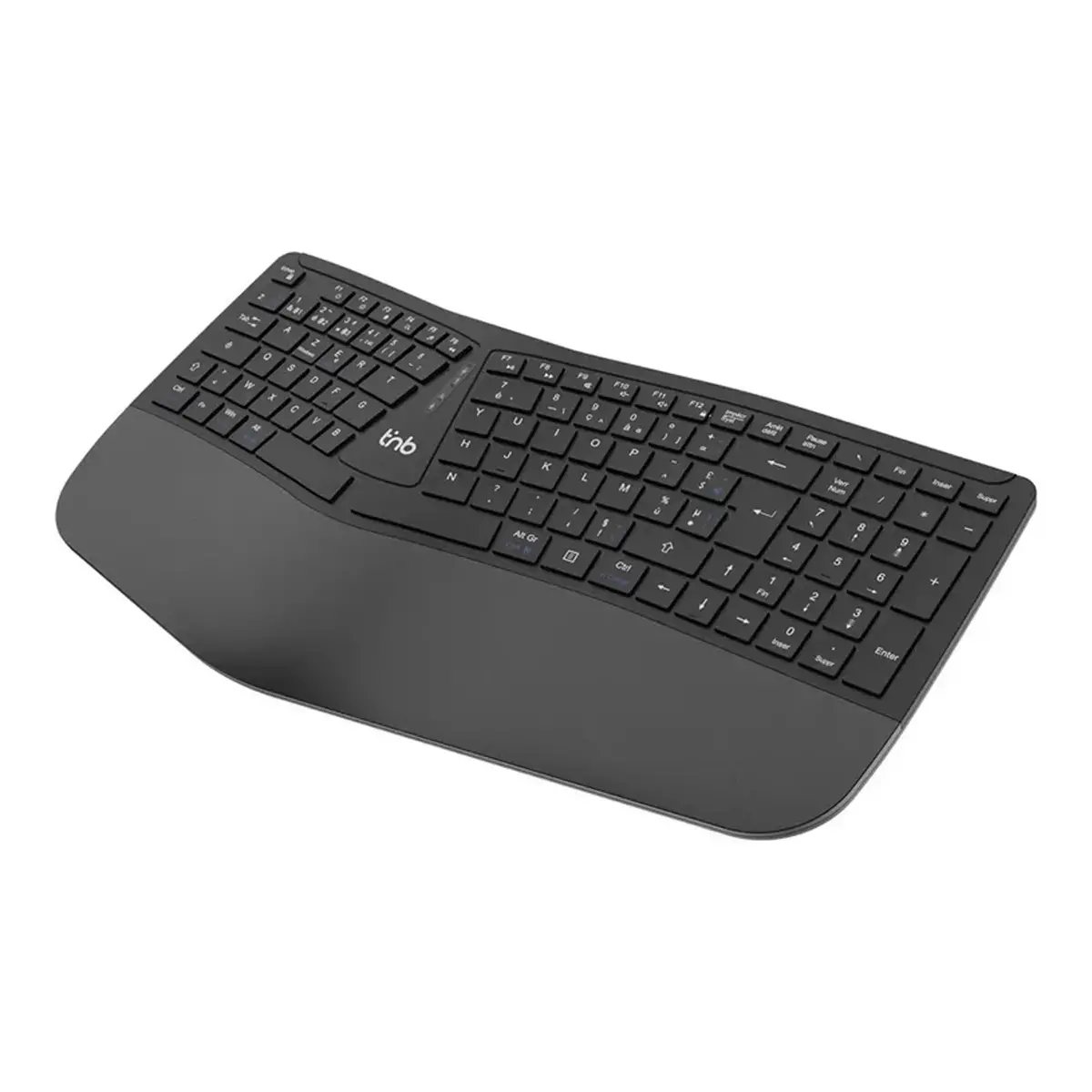 Clavier ergonomique sans fil rechargeable