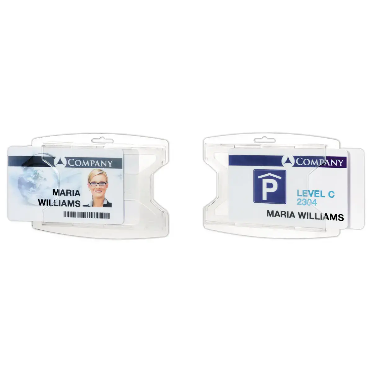 10 Porte-badges 2 cartes - DURABLE 