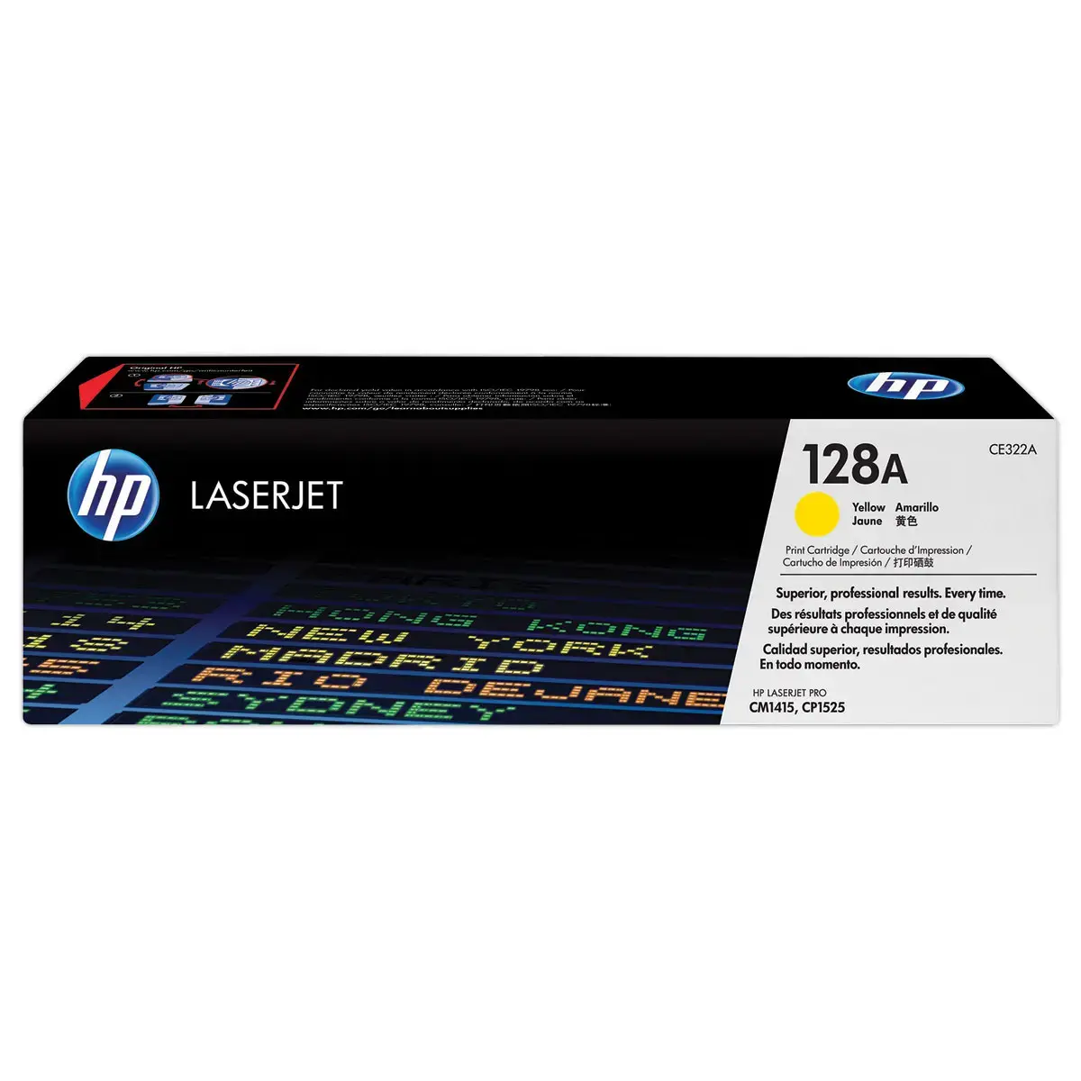 HP 128A CE322A toner jaune
