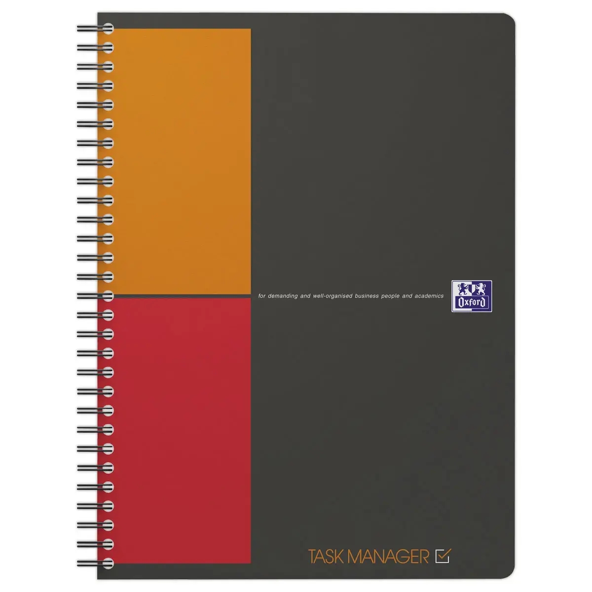 Cahier spirale Task Manager - 19.9 x 25 cm - 160 pages - OXFORD