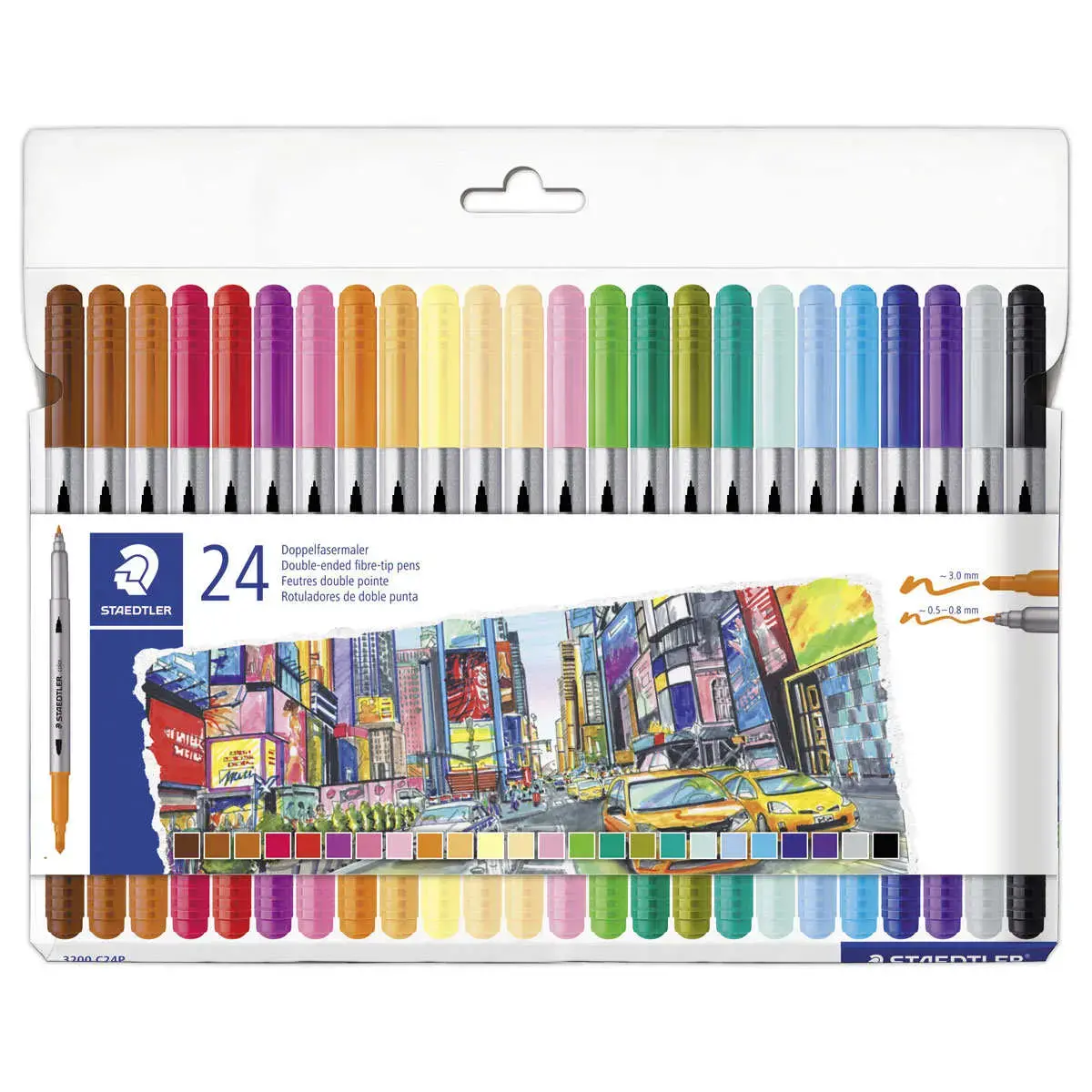 24 Feutres de coloriage 3200 - STAEDTLER