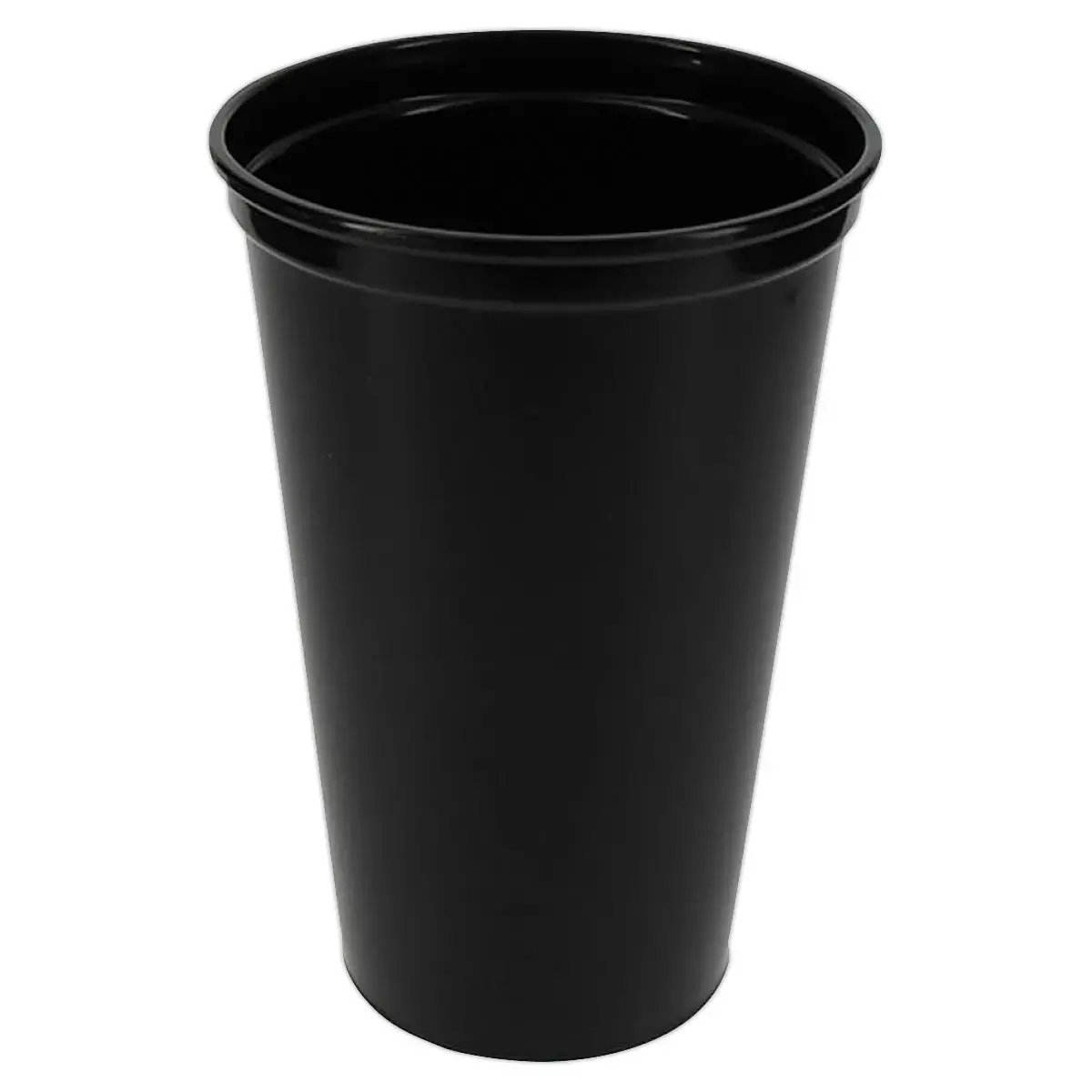 10 Gobelets r&eacute;utilisables - 480 ml - Noir - RE'BOX 