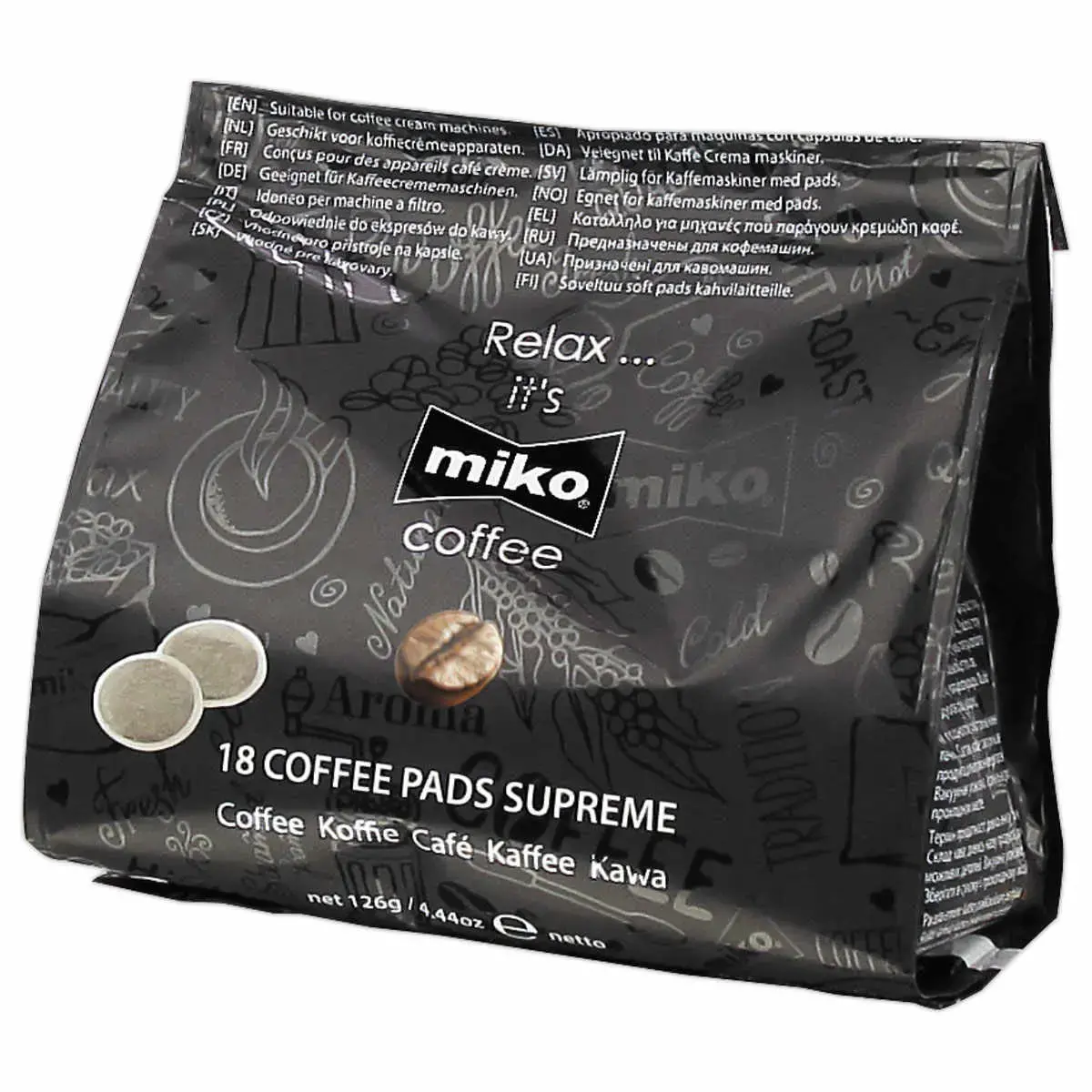 18 Dosettes de caf&eacute; Supreme - MIKO 