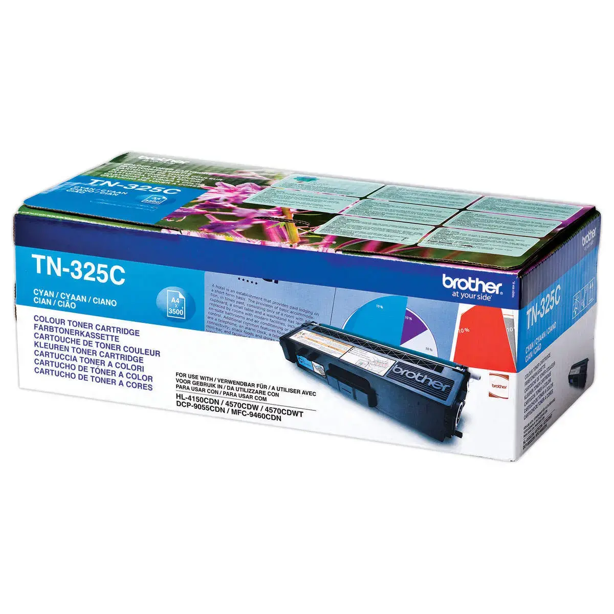 Toner TN325C - Cyan - Brother 