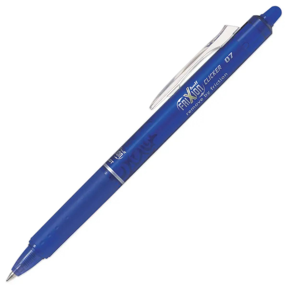 Stylo à bille gel FriXion Ball Clicker 07 - Effaçable - Pointe moyenne - Bleu - Pilot