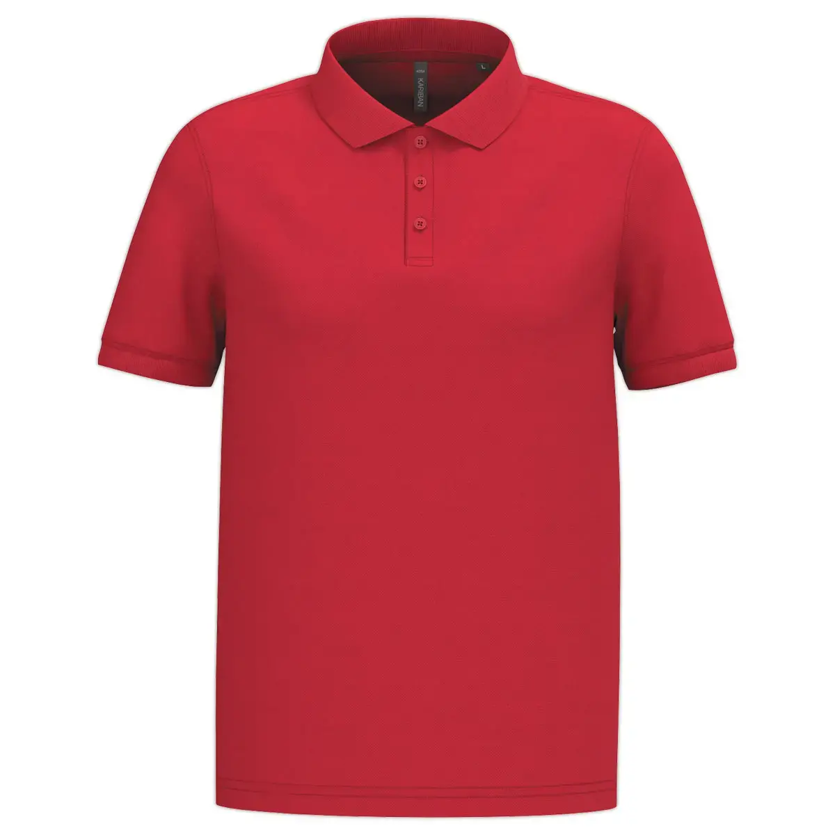 Polo homme - Manches courtes - Taille XXL - Rouge 