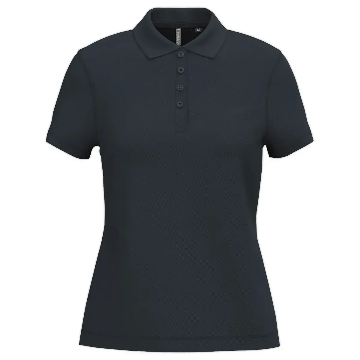 Polo femme - Manches courtes - Taille XL - Marine