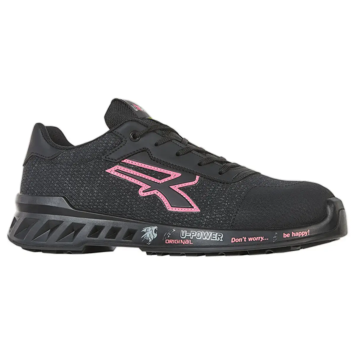 Paire CHAUSSURES DE S&Eacute;CURIT&Eacute; MICHELLE ESD S1P SRC - NOIR/ROSE TAILLE 40 