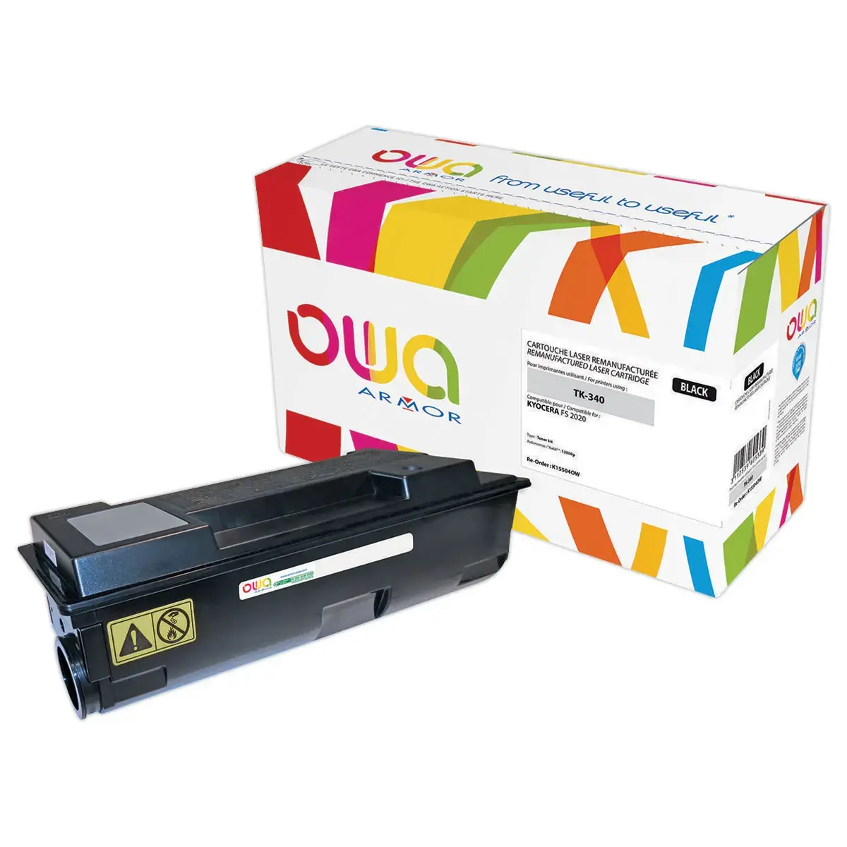Toner éq. KYOCERA TK-340 - Noir - OWA