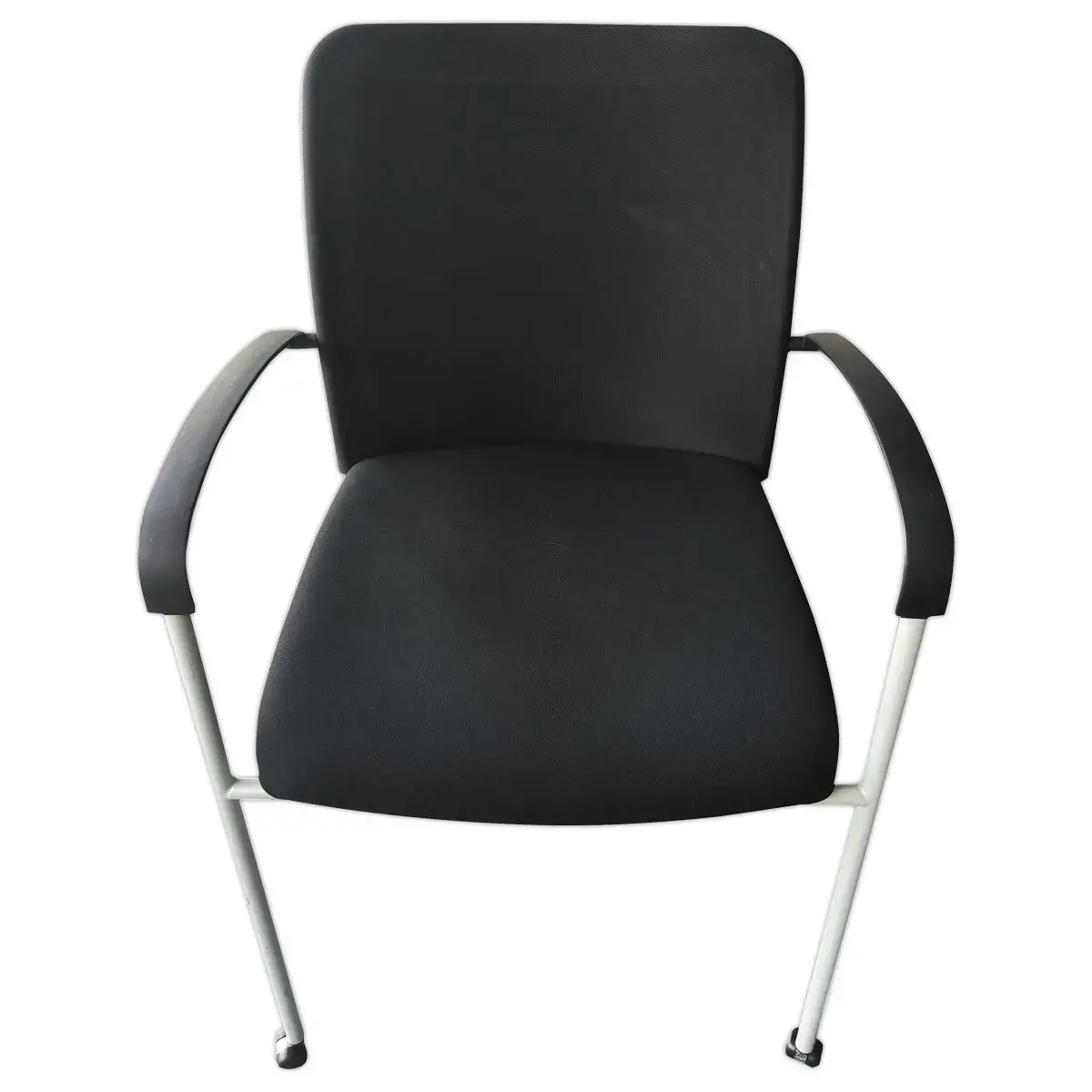 Chaise empilable Dauphin - Noir - Reconditionn&eacute;e 