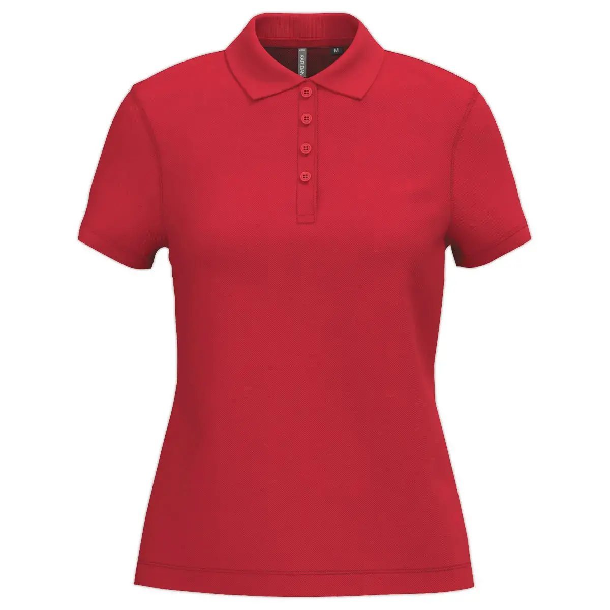 Polo femme - Manches courtes - Taille 3XL - Rouge