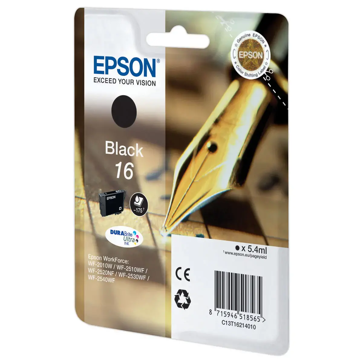 Cartouche T162 Stylo à plume - Noir - Epson