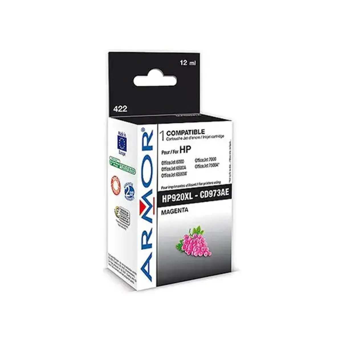 Cartouche éq. HP 920XL - Haute capacité - Magenta - OWA