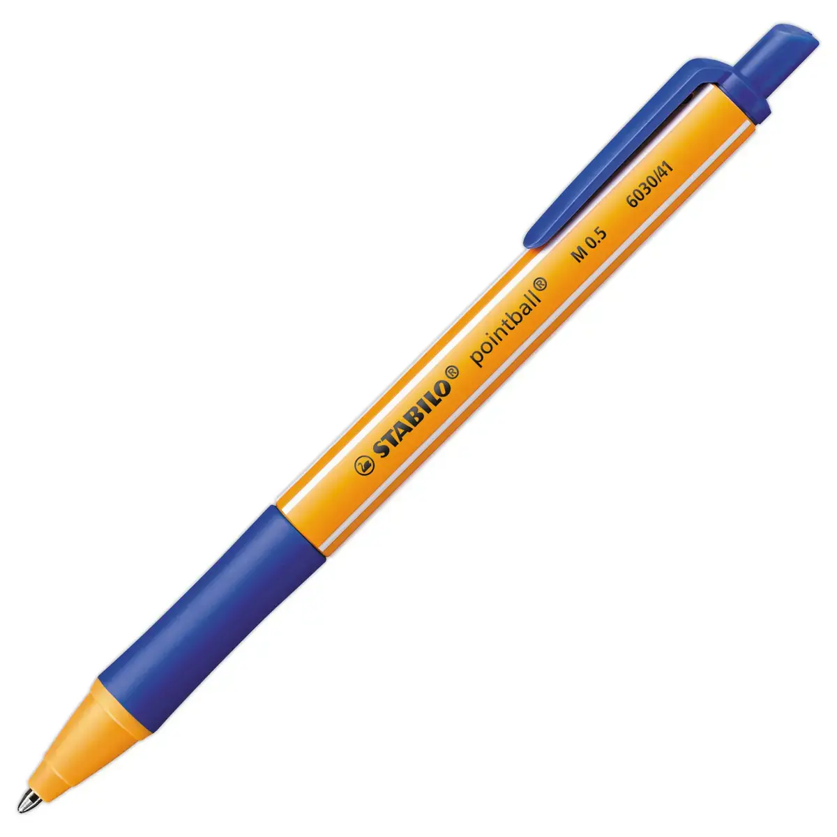 Stylo-bille pointball - Rechargeable - Bleu - STABILO 