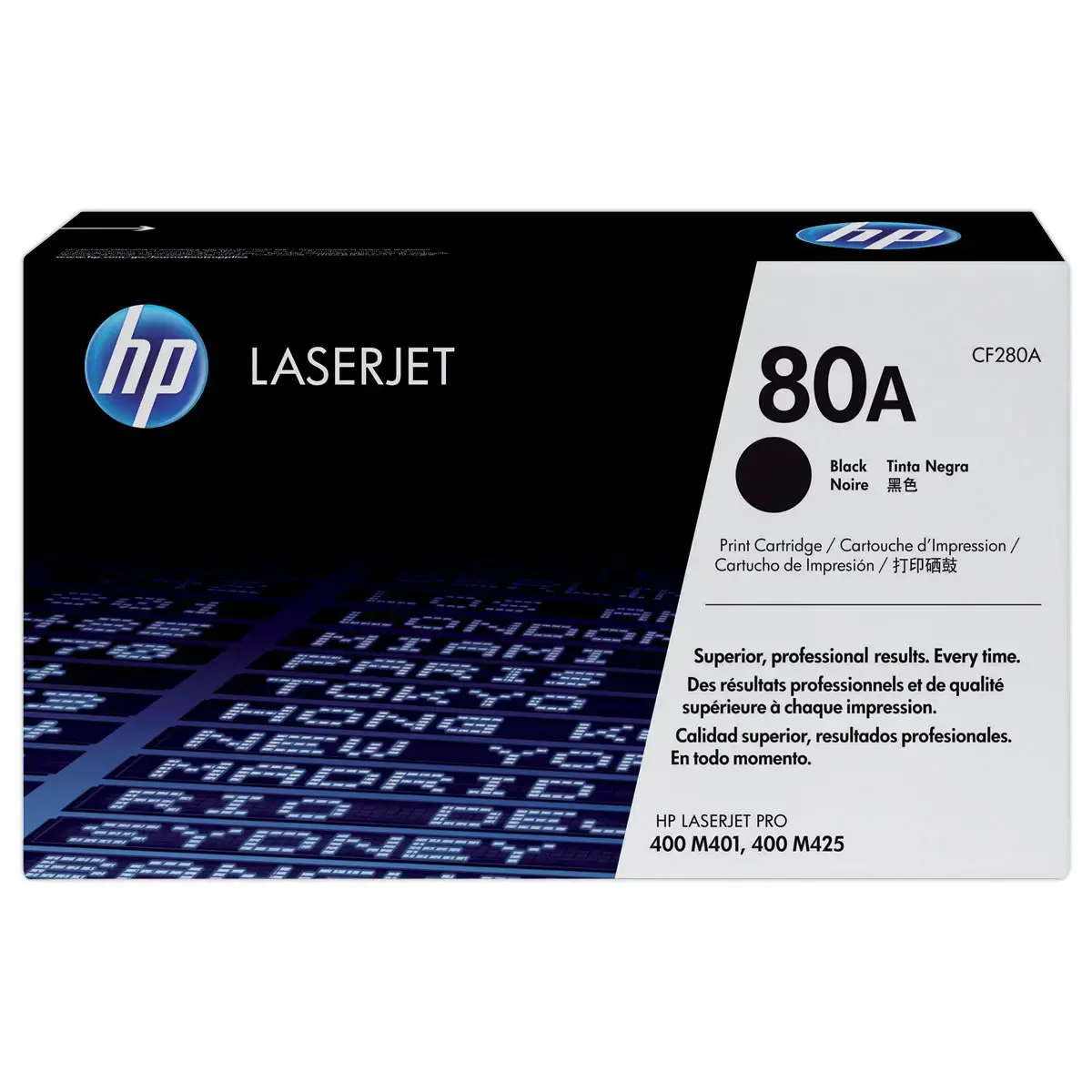 HP 80A CF280A toner noir - HP