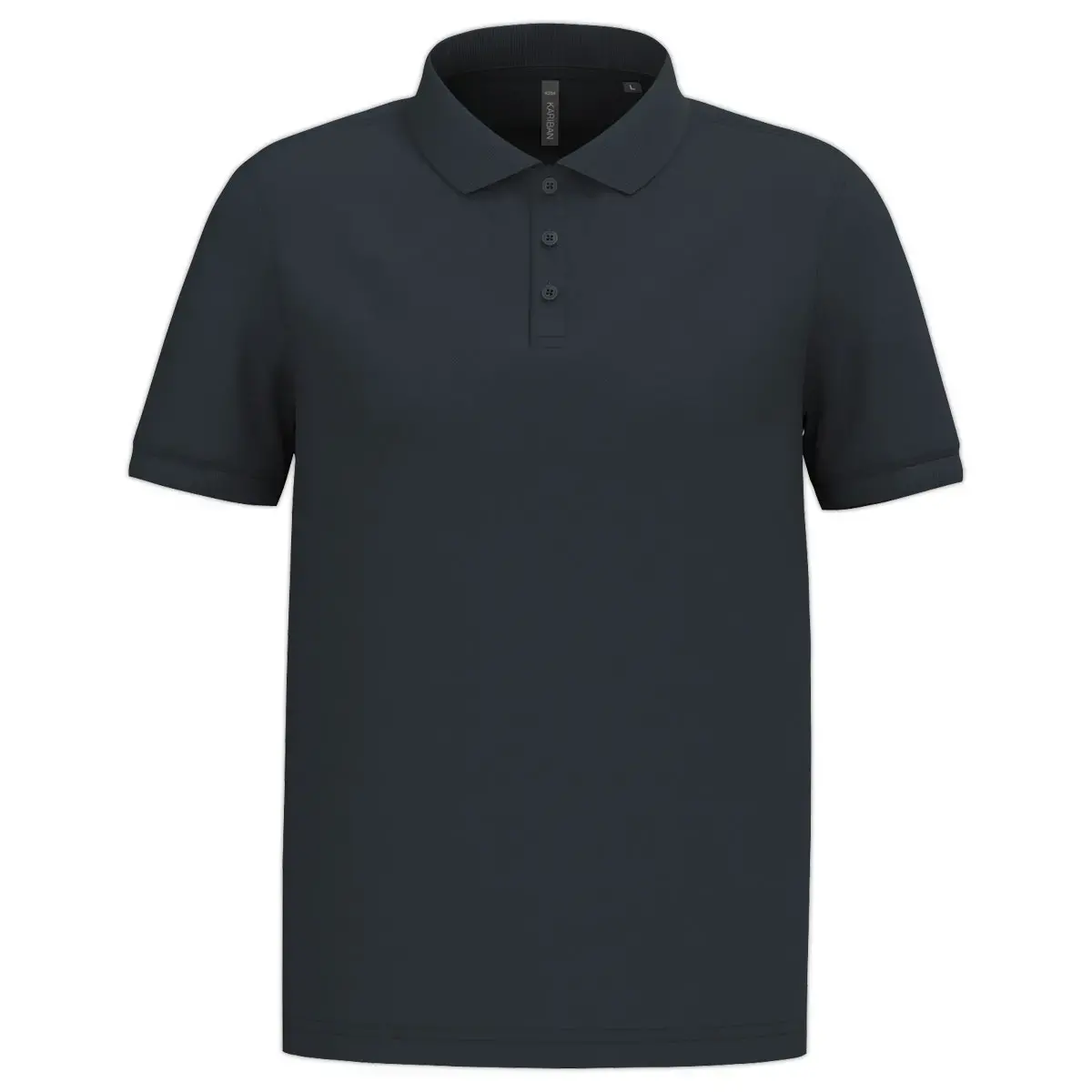 Polo homme - Manches courtes - Taille L - Marine