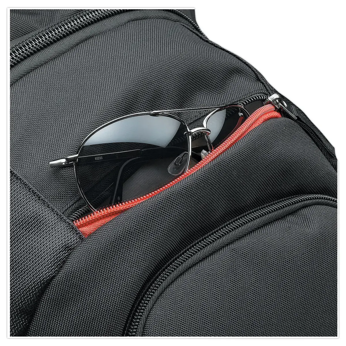 Sac &agrave; dos polyester pour PC 14" - Nylon coloris noir - CASE LOGIC 