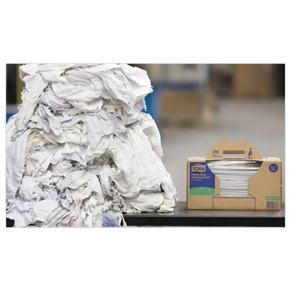 Chiffons de nettoyage industriel Handy Box - TORK 