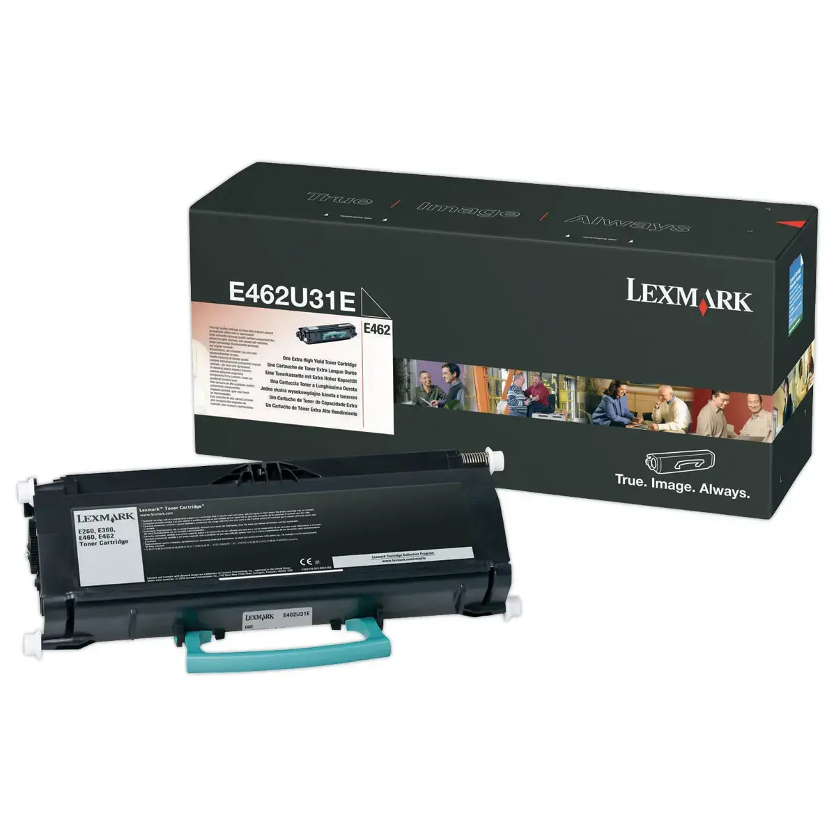 Toner LEXMARK noir E462U31E 