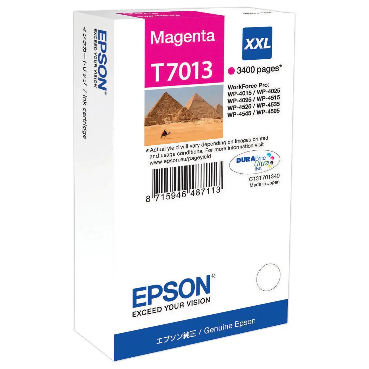 Cartouche Epson T7013 magenta 