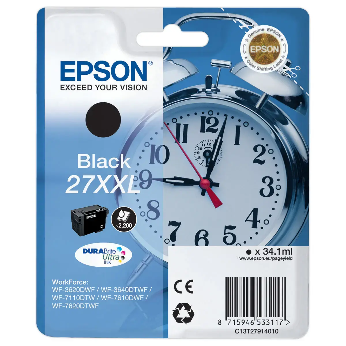 Cartouche T2791 - Noir - Epson