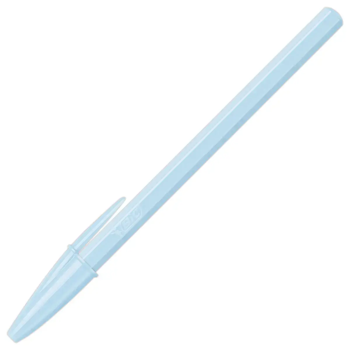5 Stylos billes Cristal - Pointe moyenne 0,6mm - Coloris pastels - BIC